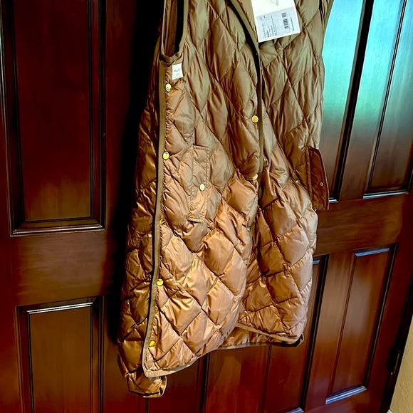 Max Mara “The Cube” long hooded puffer vest-Brand new - Picture 8 of 9